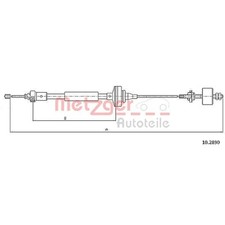 Metzger Kupplungsseil für