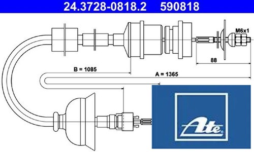 Ate 3728 0818 - ate, seilzug