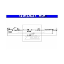 ATE Kupplungsseil für Kia